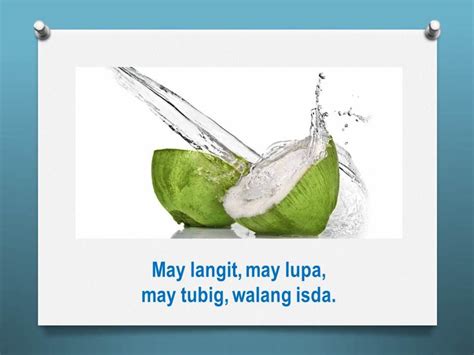 Filipino Riddles .